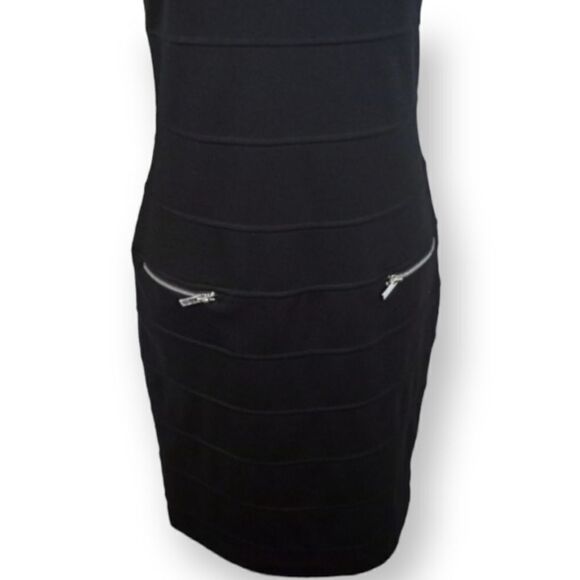 ADRIENNE VITTADINI BLACK DRESS SZ.8 EUC - Picture 3 of 6